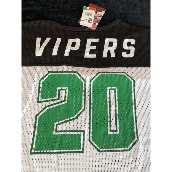 Women's XFL Tampa Bay Vegas Vipers Mesh White Football Jersey Top Large Ladies - Picture 10 of 16